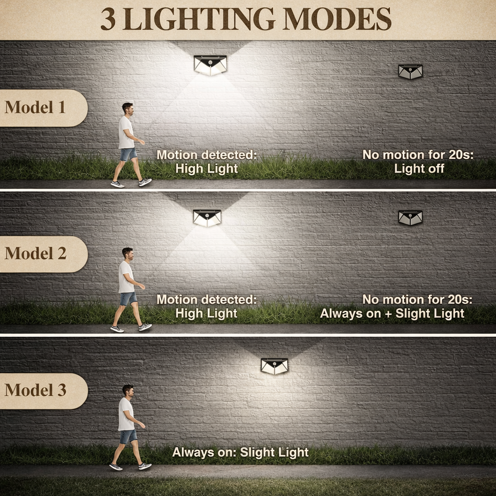 Solar Motion Sensor Lights